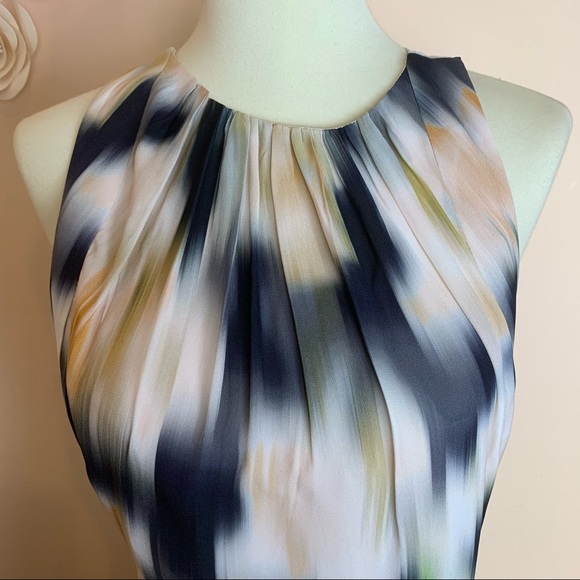 New! REISS Gisele Floral Front Slit Midi Dress - Picture 6 of 16